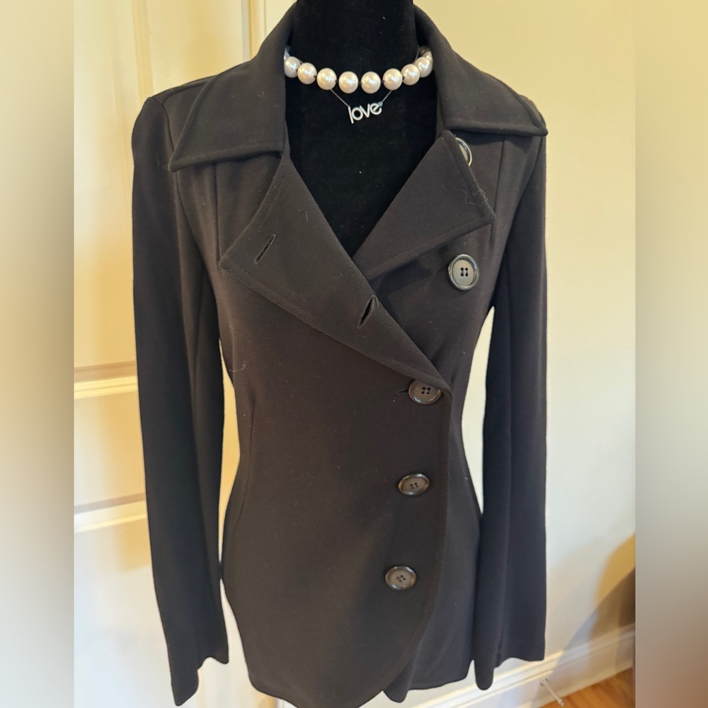 Bailey 44 knit double breasted suiting jacket